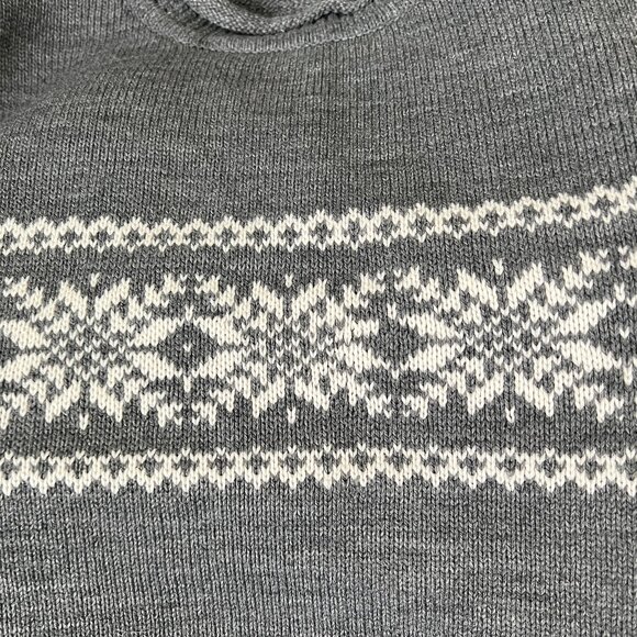 Vintage Fair Isle Scandinavian Sweater Old Money Quiet Luxury Nordic Christmas - Picture 5 of 6